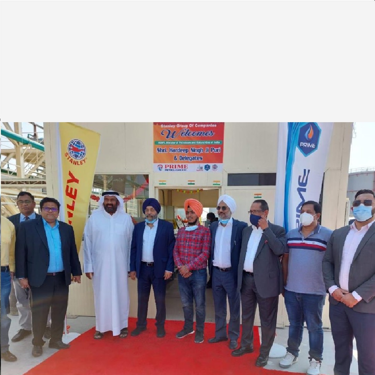 Min. MoPNG Shri Hardeep S Puri Inaugurated a Plant of Stanley Lubricants UAE. Also inaugurated a plant of Trinity Grease & Lubes Pvt Ltd.